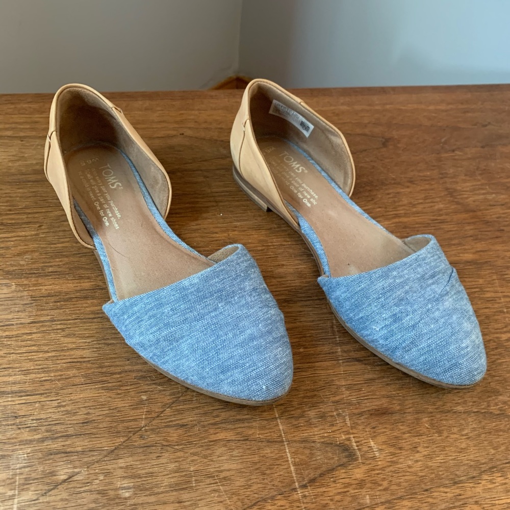 Tom’s Jutti D’Orsay Flats